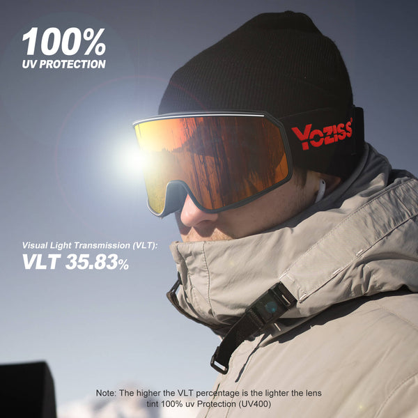 SG77-R Cylindrical OTG Snowboard Goggles - YOZISS