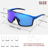 CG33 Polarized Sports Sunglasses for Baseball Cycling Running