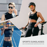 CG34 Running Sunglasses Polarized Sports Sunglasses for Baseball Cycling